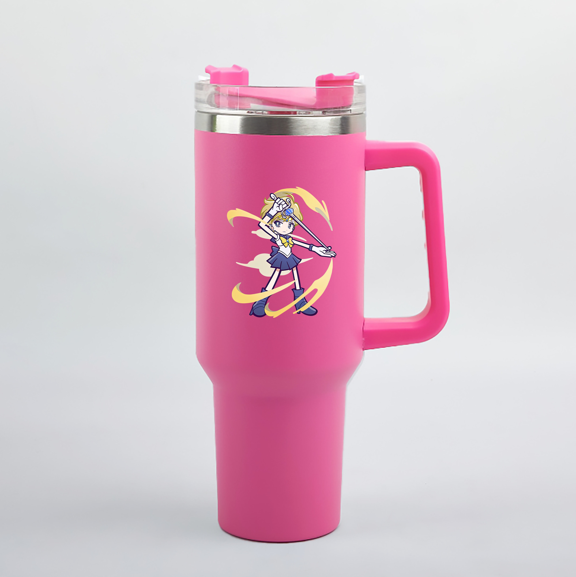 （画像用） 美少女戦士セーラームーン 天王はるか Sailor Moon Tenoh Haruka 1200mL車用タンブラー（カラープリント）